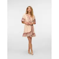 Vero Moda Robe 'VMAlia' sable / anthracite / rouge