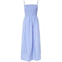 Pieces Robe d’été 'PCPhilipa' bleu clair / noir / blanc