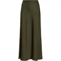 Vila Ellette High Waist Midi Skirt Vert 42 Femme