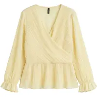 Vero Moda Chemisier 'VMDora' jaune clair