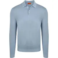 Suitable Polo Coton Compact Bleu Acier
