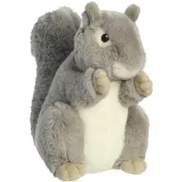 Aurora World , 35011, Eco Nation, Écureuil, 20cm, Peluche, Gris & Blanc