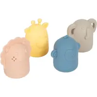 Small Foot Silicone Bath Toy Set jouet aquatique 12m+ 4 pcs