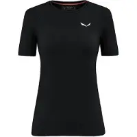 Salewa Cristallo Warm Alpine Merino Responsive Short Sleeve Base Layer Noir M Femme