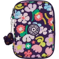 Kipling 100 Pens Pencil Case Violet Homme