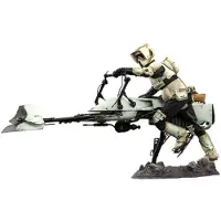 Hot toys Figurine TMS017 - Star Wars - The Mandalorian - Scout Trooper And Speeder Bike