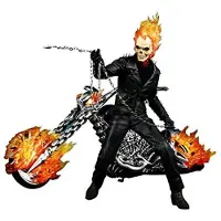Hot toys Figurine MMS133 - Marvel Comics - Ghost Rider - Ghost Rider With Hellcycle