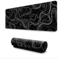 INF Tapis de souris de grande taille Le noir M