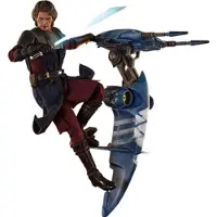 Star Wars Figurine Hot Toys TMS020 - : The Clone Wars - Anakin Skywalker And Stap Standard Version