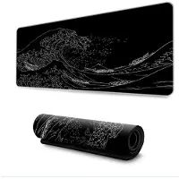 INF Grand tapis de souris étendu pour bureau M vague