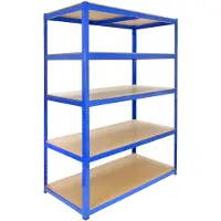 MonsterShop Monster Racking - 10 Rayonnages T-Rax Bleus 120cm x 60cm x 180cm