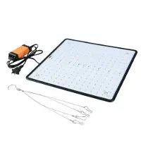 INF Éclairage LED pour plantes avec 225 perles LED, lumière rouge/bleue/blanche