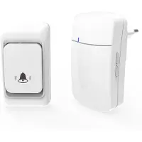 INF Sonnette sans fil pour une longue distance de transmission White