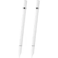INF Stylet 2 en 1 avec fonction d'écriture Blanc Paquet de 2
