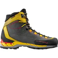 La Sportiva - Chaussures d'alpinisme en GORE-TEX - Trango Tech Leather GTX Black/Yellow en Cuir - Taille 42,5 - Noir