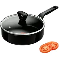 Tefal Renew Black keramische hapjespan 24 cm - Inductie