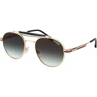 Carrera 381/S GOLD STRIPED RED/GREEN SHADED GOLD 52/21/145 Lunettes pour hommes Lunettes de soleil