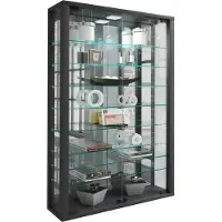 Hioshop Vitrine murale Vitrine suspendue Vitrine en verre Vitrosa Mini miroir Vitrine murale Vitrine suspendue Vitrine en verre Vitrosa Mini miroir