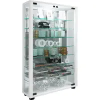 Hioshop bois verre vitrine collecteur verre vitrine vitrine sur pied Lumo mini miroir bois verre vitrine collecteur verre vitrine vitrine sur pied Lumo mini miroir