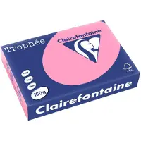 Clairefontaine Rose vif A4 Papier couleur 160 g/m² (250 feuilles)
