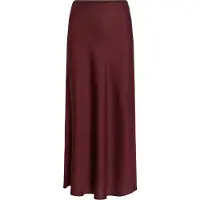 Vila Ellette High Waist Midi Skirt Violet 42 Femme