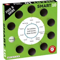 Piatnik - Smart 10 questions supplémentaires - Food & Drink Manger Boire Quiz Enigmes Smartbox