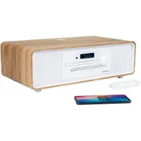 Thomson MIC301IDABBT - microchaîne avec CD/MP3/USB FM/DAB+ et Bluetooth - blanc
