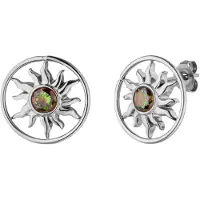 Purelei Boucles d'oreilles 'Luana Coin' argent