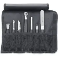 F. Dick Garnierset mit Rolltasche 7-teilig Sparschäler Palette Fruchtausstecher