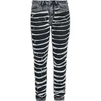 Rock Rebel by EMP Jean de - Scarlett - Jean Découpé - W27L30 - W33L32 - pour Femme - noir - Taille W28L30