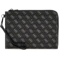 GUESS Porte-monnaies 'Milano' gris clair / noir