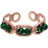 Purelei Bague 'Harmony' or rose / vert