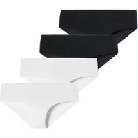 Schiesser Culotte ' Invisible Light ' noir / blanc