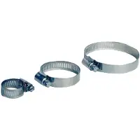 Osculati 14-collier De Serrage Pour Tuyau Acier Inoxydable 27x13 Mm 10 Unités
