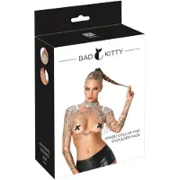 Bad Kitty - épaulettes à chaîne (argent)