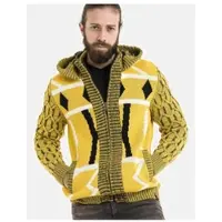 Cipo & Baxx Vestes en maille jaune / noir / blanc