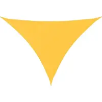 vidaXL Voile de parasol tissu oxford triangulaire 4x5x5 m jaune