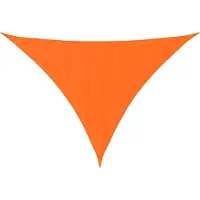 vidaXL Voile d'ombrage Oxford Tissu Triangulaire 4x5x6,4 m Orange