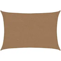 vidaXL Voile d'ombrage 160 g/m² Taupe 2x2,5 m PEHD