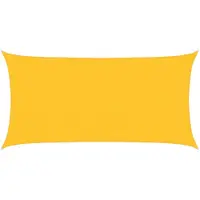 vidaXL Voile d'ombrage 160 g/m² Jaune 2,5x4,5 m PEHD
