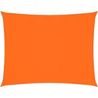vidaXL Voile de parasol tissu oxford rectangulaire 2,5x3,5 m orange