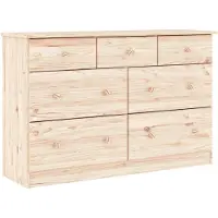 vidaXL Commode ALTA 112x35x73 cm Pin massif