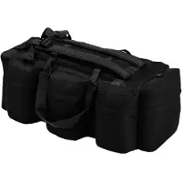 vidaXL Sac de sport en style militaire 3-en-1 45 L Noir