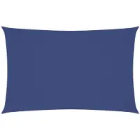 vidaXL Voile de parasol tissu oxford rectangulaire 5x8 m bleu