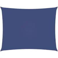 vidaXL Voile de parasol tissu oxford rectangulaire 2,5x3,5 m bleu