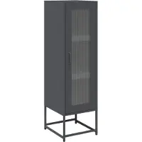 vidaXL Highboard Anthracite 36x39x123 cm Acier laminé à froid