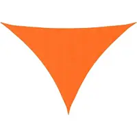 vidaXL Voile de parasol tissu oxford triangulaire 3x3x4,24 m orange