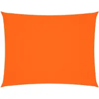 vidaXL Voile de parasol tissu oxford rectangulaire 4x5 m orange
