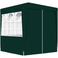 vidaXL -Partyzelt mit Seitenwänden Professional 90 g m² 2x2 m Grün