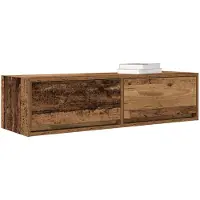 vidaXL Armoire TV vieux bois 100 x 31 x 25,5 cm Bois composite